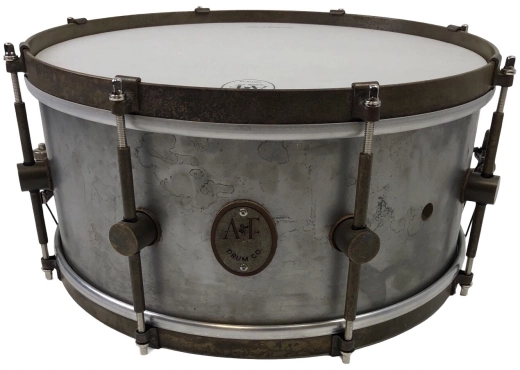 A&F Drum Co Raw Steel Snare